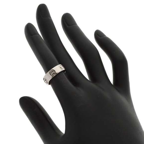 CARTIER 18k White Gold Love Ring #47 - Picture 5 of 7